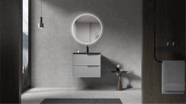 PARLY Тумба Rhea60 подвесная с раковиной 600x480x550