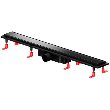 Am.Pm PrimeFlow 80 W02SC-U11-080-04BM с Черной матовой решеткой / под плитку Tile