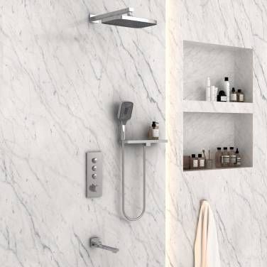 Vincea VSFW-431T1RCH встраиваемый, термостатический, трехрежимный, хром