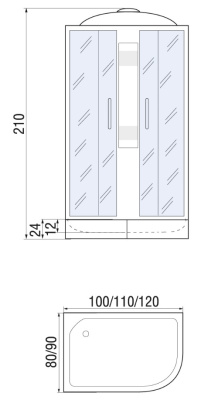 River Nara 100/80/24 MT L