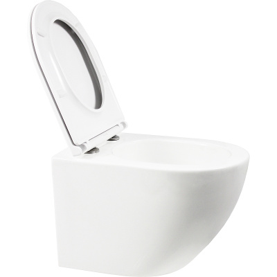 Унитаз с инсталляцией WeltWasser BAMBERG 545+MERZBACH 043 GL-WT+BAMBERG WT белый/кнопка белая, безободковый, с крышкой микролифт, слив торнадо