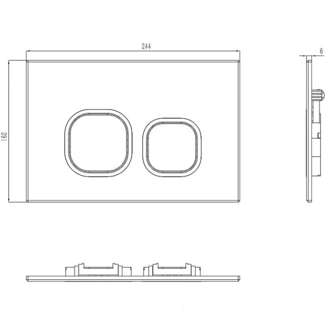 Комплект унитаза с инсталляцией и кнопкой Weltwasser BAMBERG 525 + MERZBACH 043 MT-BL + BAMBERG CR