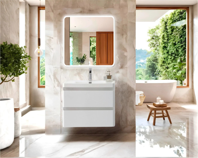 PARLY Тумба Gucci60 подвесная с раковиной 600x420x550