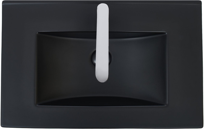 WELTWASSER DEILBACH 7506-70 MT-BL 71x47 черный матовый