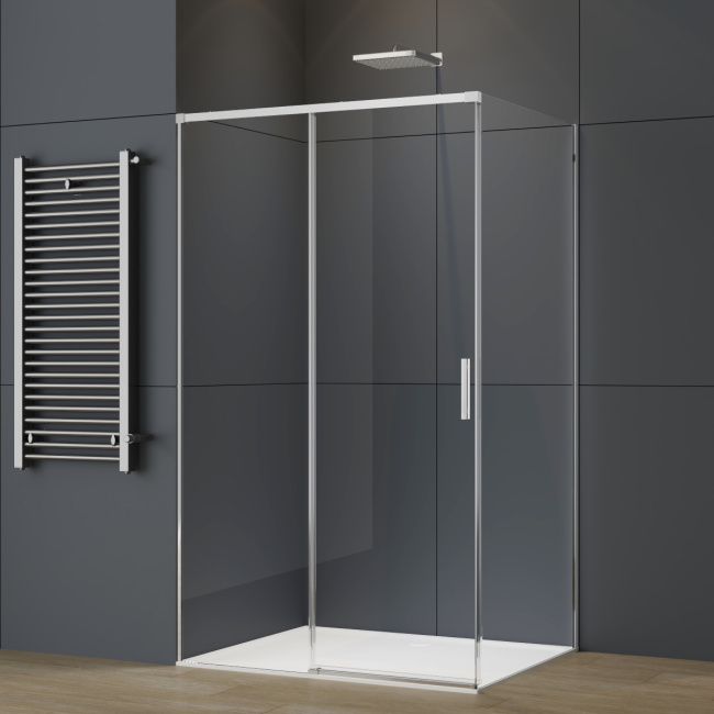 Vincea Soft 2 VSR-3SO29011CL, 1100*900, хром, стекло прозрачное