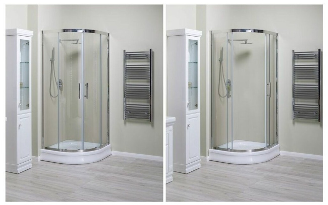 Aquanet Delta NPE2142 100x100, R550, прозрачное стекло без поддона