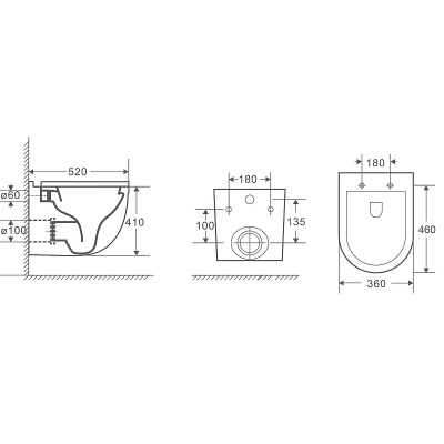 Унитаз с инсталляцией WeltWasser BAMBERG 525+HEIMBACH 043 GL-WT+BAMBERG CR белый/кнопка хром, безободковый, с крышкой микролифт, слив торнадо