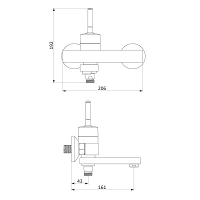 Damixa Arc 291000300 Черный матовый