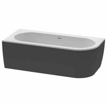 Cezares Slim CORNER-180-80-60-L-NERO-SET