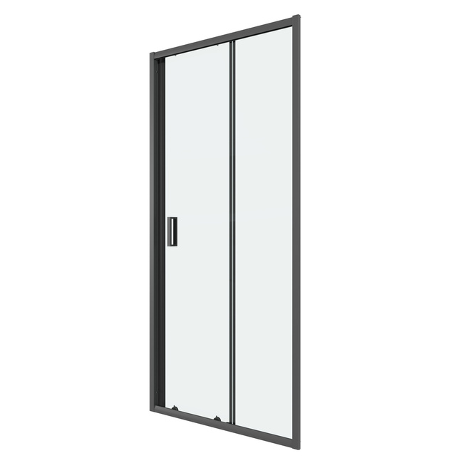 Niagara Eco NG-651-9AB (90х190) черный,стекло прозрачное,1 место