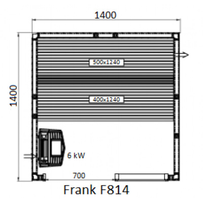Frank F 819 (240x140x210) Кедр Экстра