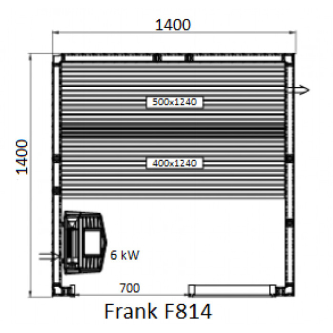 Frank F 813 (220x140x210) Липа Экстра