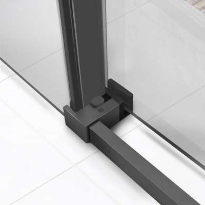 Vincea Slim Soft VDS-1SS150CLGM, 1500, вороненая сталь, стекло прозрачное