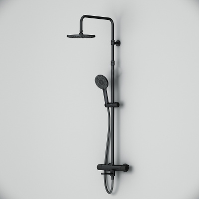 AM.PM X-Joy F0785A522 с термостатом Черная матовая