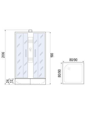 River Quadro Б/К 90/24 MT