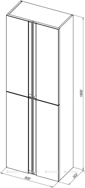 Allen Brau Eclipse 60 1.E1006.AM антрацит матовый (00273970)