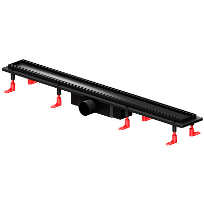Am.Pm PrimeFlow 80 W02SC-U11-080-04BM с Черной матовой решеткой / под плитку Tile