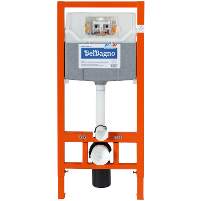 BelBagno BB001-120/BB014-SR-BIANCO с Белой клавишей смыва