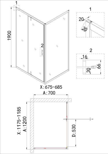 Niagara Nova NG-43-12AG 120x190