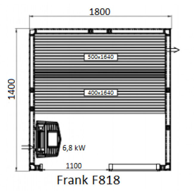 Frank F 813 (220x140x210) Липа Экстра