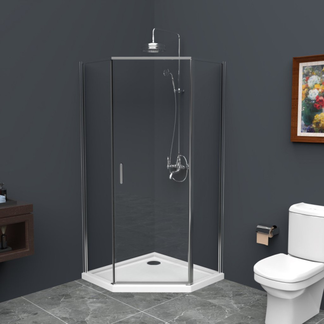 BelBagno UNO-195-P-1-90-C-Cr без поддона