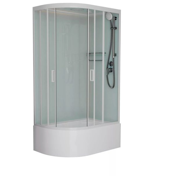 Frank F412/2R М White правосторонняя высокий поддон