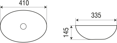 WELTWASSER ELBACH 3078 M804 41x33,5 бежевый мрамор с серым