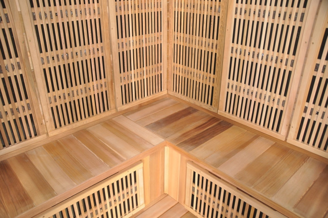 SaunaMagic Cedar CST Corner Medium